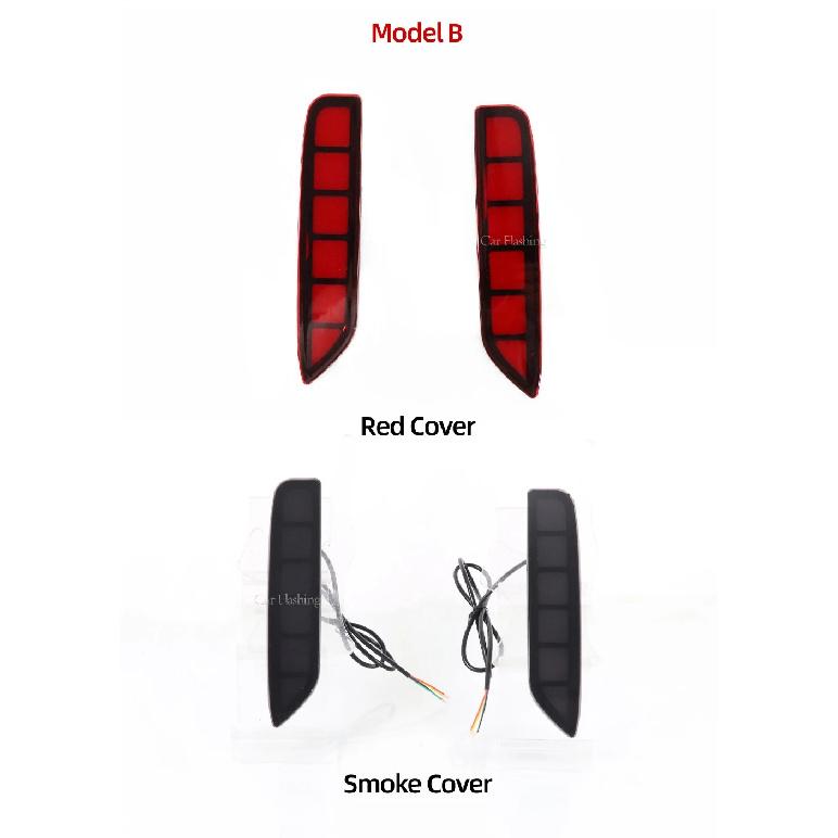 2PCS LED Rear Bumper Reflector Tail Brake Light For Mitsubishi Xpander 2022 2023 Xpander cross 2019-2021 Fog Lamps Turn Signal l
