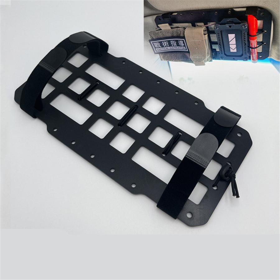 Universal Black Car Sun Visor Cover Organizer Panel Vehicle Tool Storage Holder
