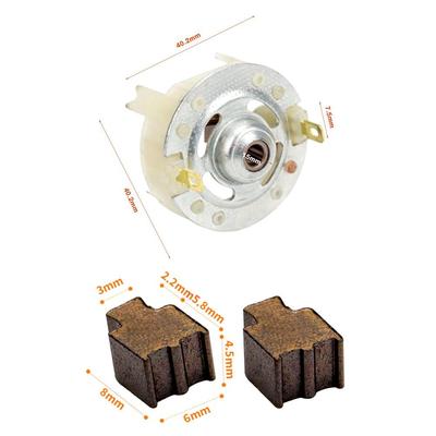 New RS775 Lithium Electric Motor Plastic Accessories 12-25V Charging Drill Bit 2 Styles RS775/750 Motor Carbon Brush