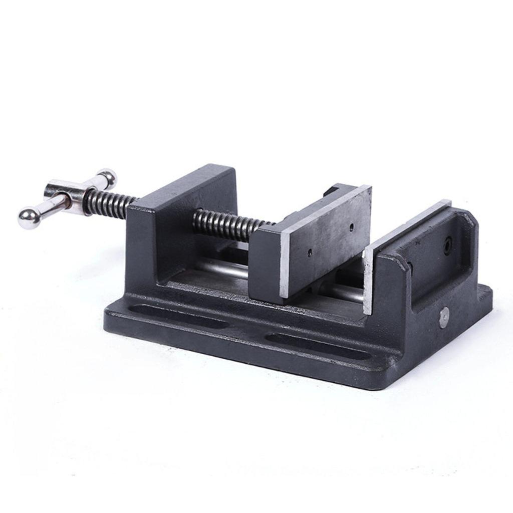 Milling Machine Vise Precision Bench Clamp Flat Nose Pliers Drill Cast Iron Rod Guide