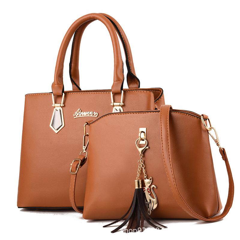 Damentasche Neue Modische und Hochwertige Textur Einzelne Schulter Schräg Umhänge Europäische und Amerikanische Handheld Damentasche