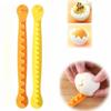 2-Pack Plastic Egg Slicers – Food-Grade Hard Boiled Egg Cutter for Uniform Slices, Easy-Clean Kitchen Tool