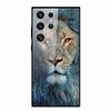For Samsung S25 S 25 Ultra Hard Tempered Glass Case Capa Coque Bumper For Samsung Galaxy S 24 S24+ FE Wolf Phone Back Cover