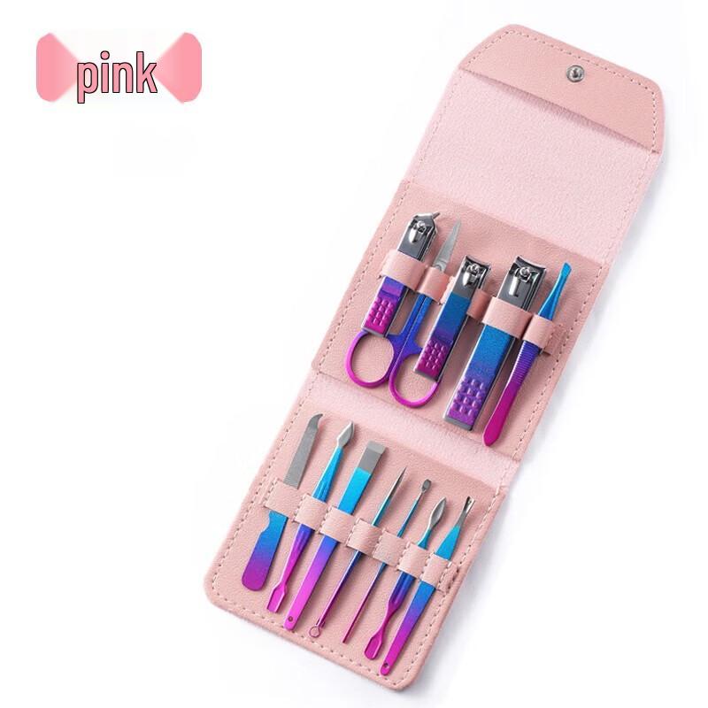 Color Steel Beauty Tool 12-Piece Set