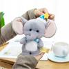 Hat Sleeping Cute Bow Cartoon Elephant Plush Toy Pendant For Decoration Bag