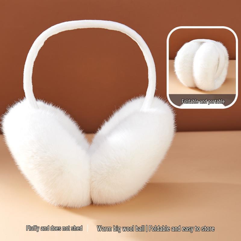 Cute Foldable Earmuffs for Girls - Winter and Autumn Ear Protection, Antifreeze Design for Students