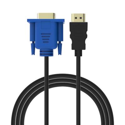 1.8/3M HDMI-Kabel zu VGA-Adapter Langlebiges HDMI-VGA-Anschlusskabel 1080P HD mit Audio-Konverter-Adapter Großhandel
