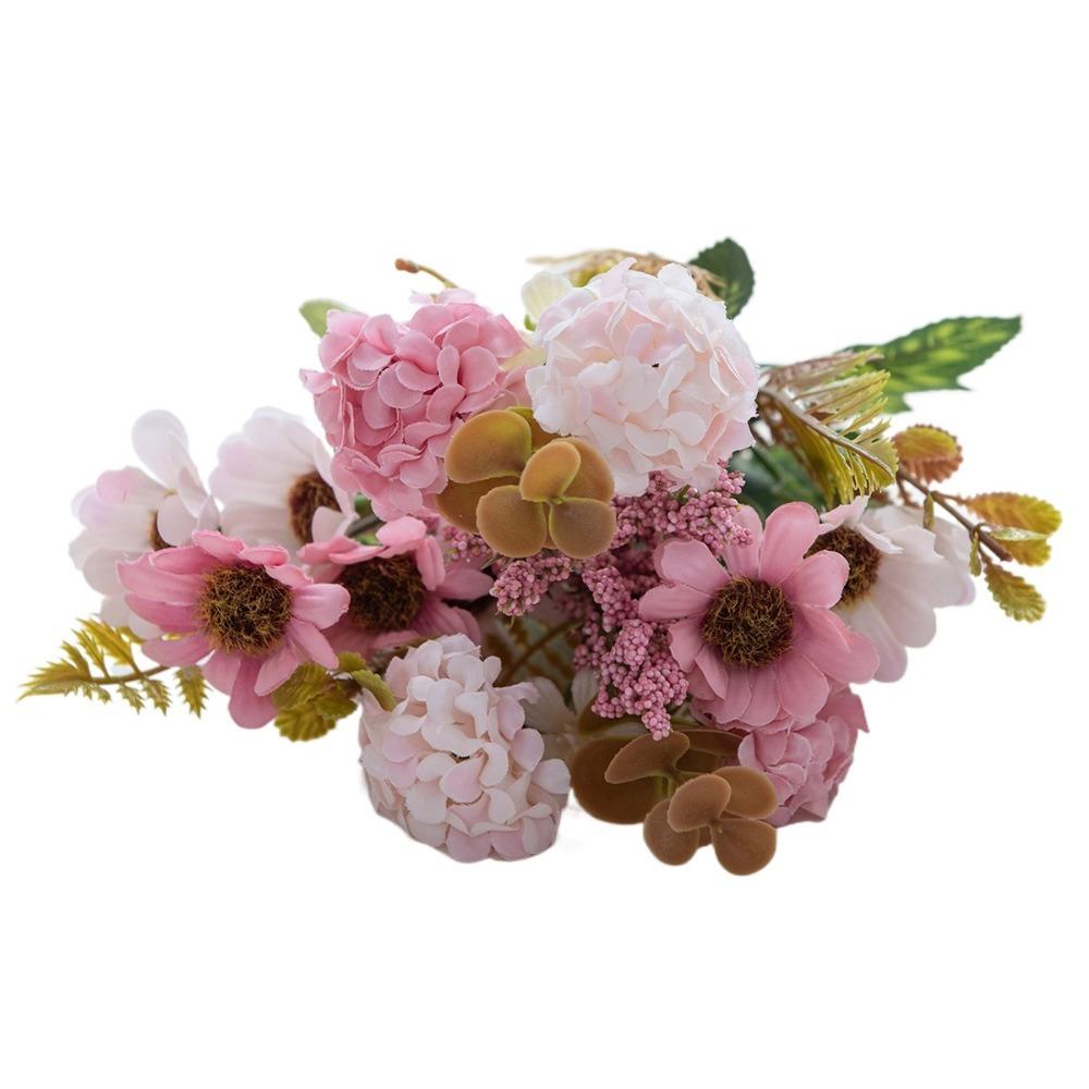 

Festival Decor Silk Wedding Wreath Diy Gift Bridal Bouquet Decoration Wedding Decor Table Decor рожевий