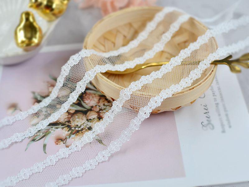 High-Quality Retro Lace Polyester Fabric for DIY Doll Clothes, Dressmaking, Skirts, and Lingerie.