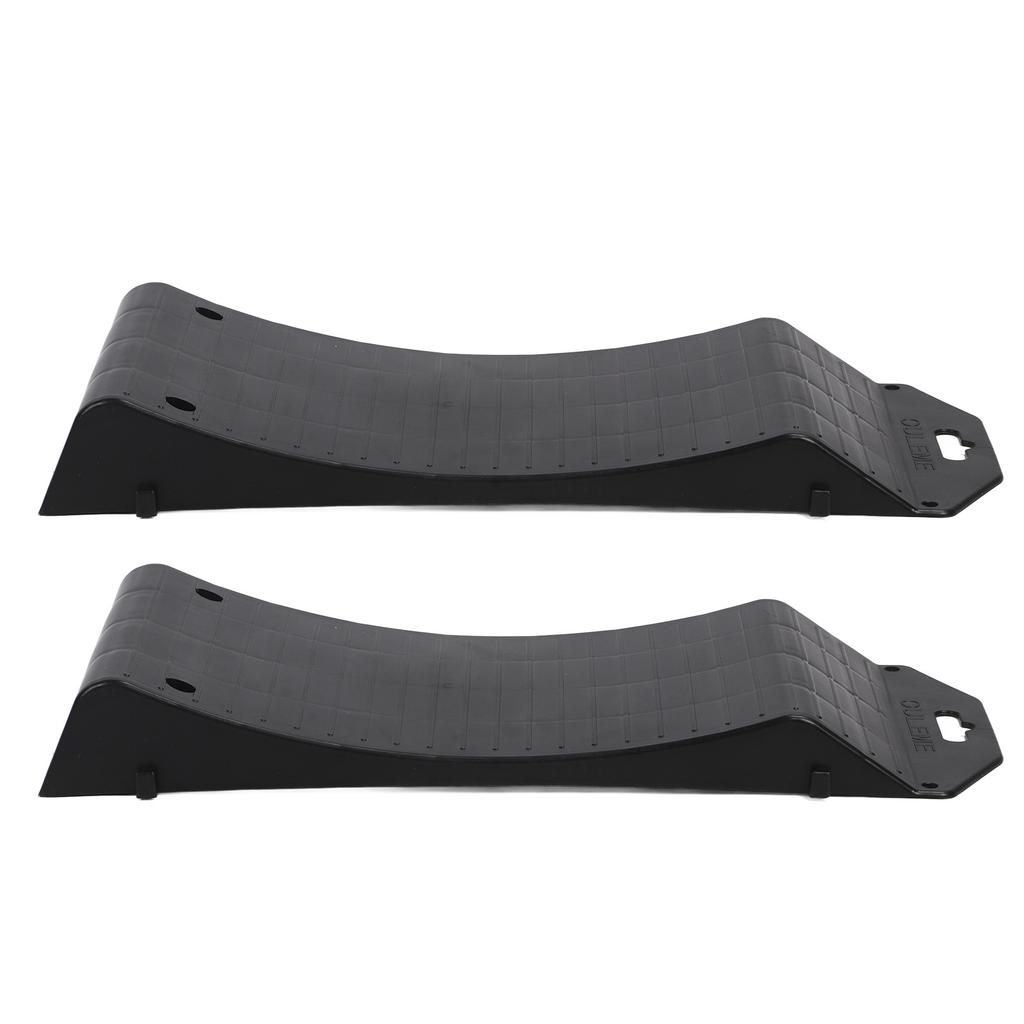 2 Stück Reifenschoner Rampen Heavy Duty Starke Tragfähigkeit Rutschfest für Auto LKW SUV Wohnmobil Anhänger