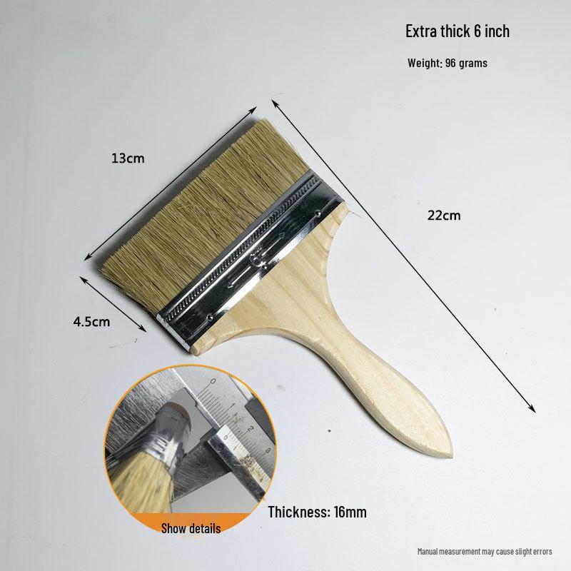 Multi-Purpose Bristle Brushes: Industrial Glue, Barbecue, Household, Hard/Soft Bristles for Cleaning & Dust Removal