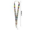 ID Card Holder Rainbow Credential Holder Neck Straps Autism Awareness Badge Holder Mobile Phone Accessories