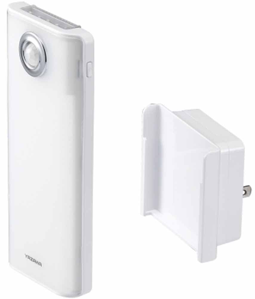 Yazawa Corporation Rechargeable Motion Sensor Night Light NCHSMN16WH