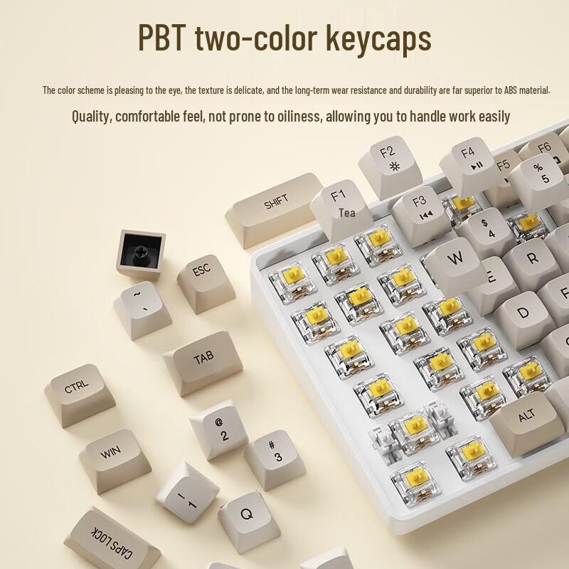 aigo A108 Tri-Mode Hot-Swappable Mechanical Keyboard