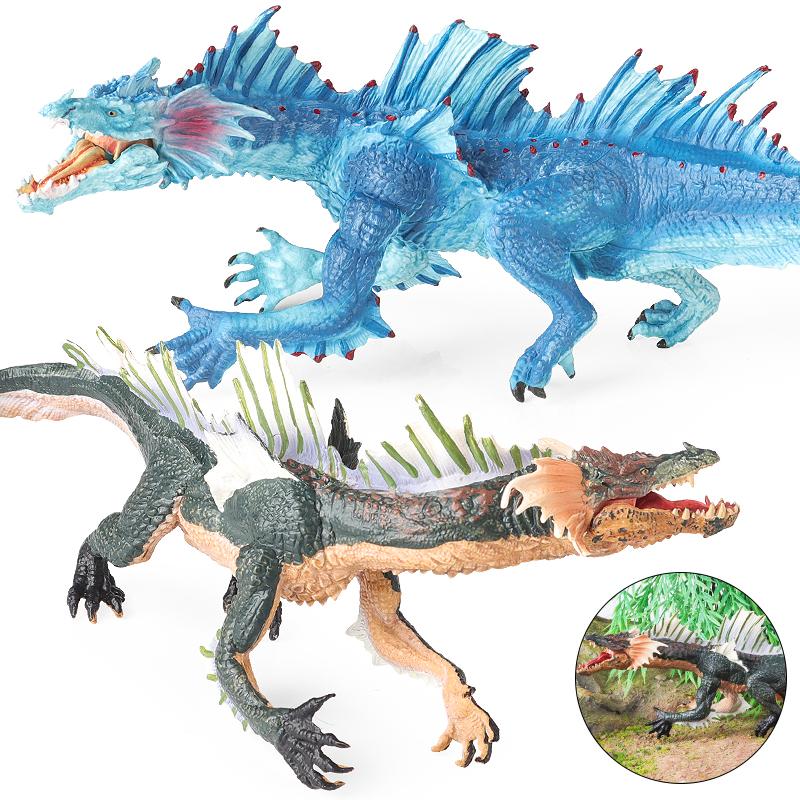 Oenux Phoenix Cerberus Ice Monster Model Cerberus Griffin Dragon Dinosaurs Action Figures Animals Toy Collection Kid Gift