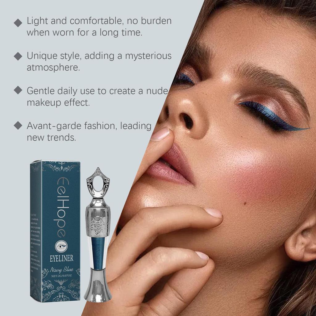 Eelhope Deep Blue Moisturizing Eyeliner - Long-Lasting and Eye-Enhancing