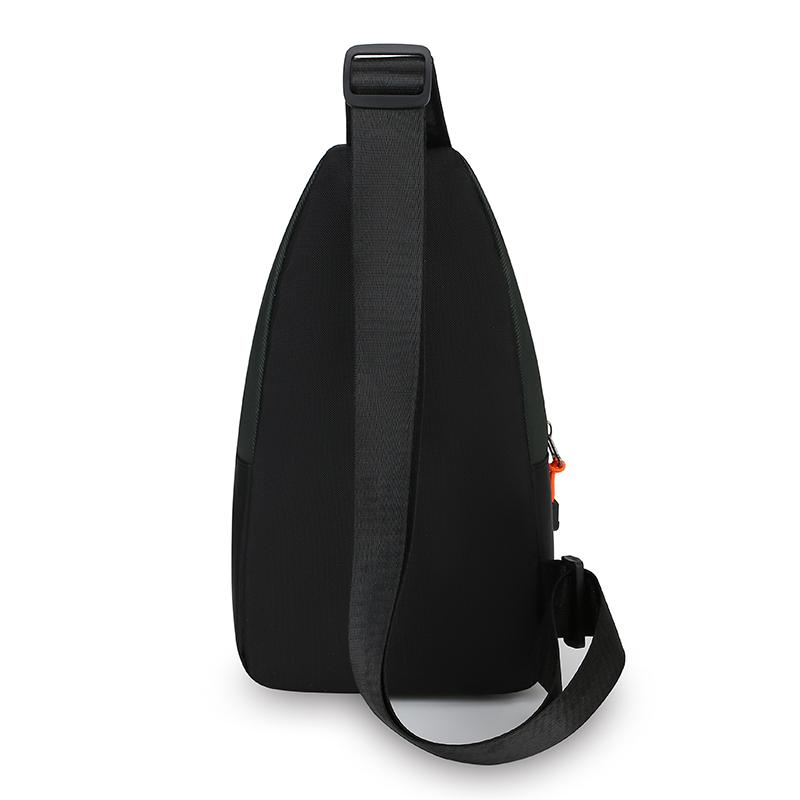 Unisex Oxford Crossbody Bag - Compact Chest Pack for Men (Lightweight & Waterproof - Perfect for Running Errands & Outings)