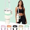 Water Bottle Holder with Strap for Stanley Cup Accessories, Adjustable Shoulder Strap Compatible with Stanley Tumbler,Owala, Hydroflask,YETI and More