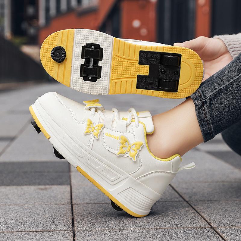 Eight-Wheel Invisible Runaway Shoes Children`S Sports