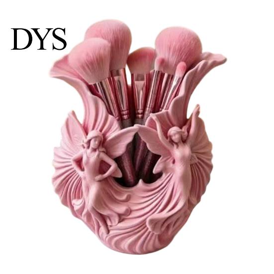 Cute Pen Holder for Students 3D Printed Holder, Fairies Desktop Organizer Pens, Pencils, Makeup Brushes, Decorative Pencil Bedroom Minimalist