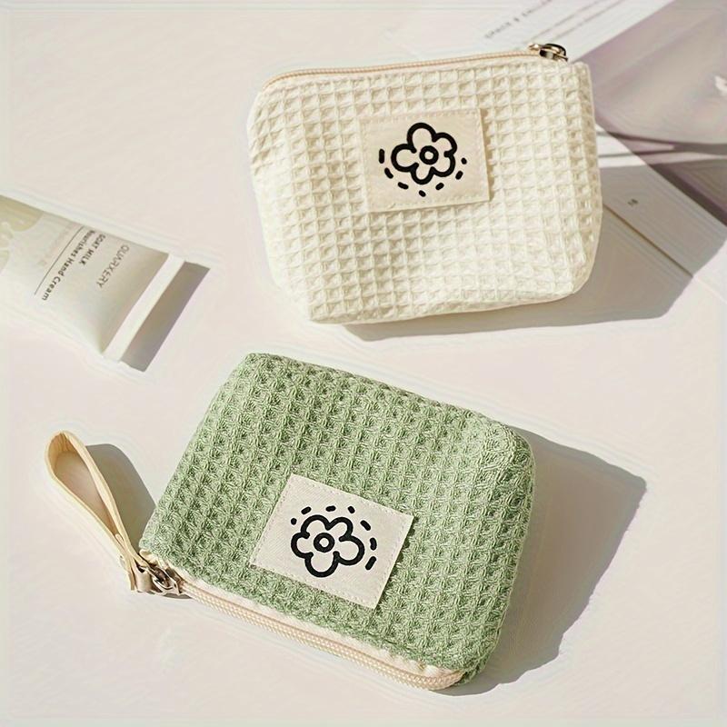 1pc Mini Cute Storage Bag, Portable Sanitary Napkin Bag, Makeup Comestic Storage Pouch & Coin Purse