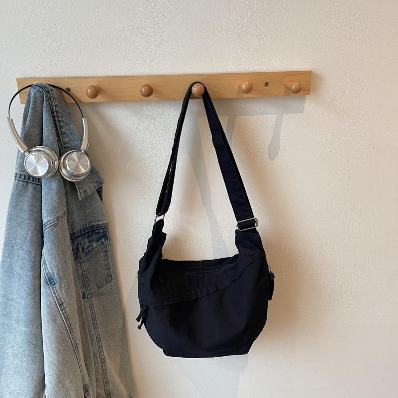 Simple Casual Large-capacity Messenger Bag for Women's Autumn New Student Small Satchel Shoulder Cloth Bag for Women