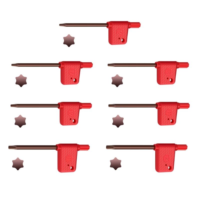 Professional Torx Keys Wrench Long Lastings Tool for Mechanical Repairs Long Arms Star Key for Various Application