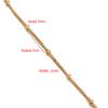 Wholesale 10pcs/lot Width 1.5mm 2mm Tiny Beaded Chain Stainless Steel Link Chain for Necklaces Bracelets Foot Jewelry