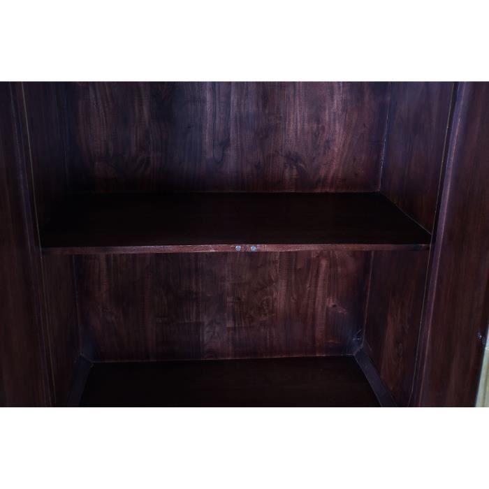 Low Buffet - Acacia - Mango Wood - 2 Doors - Dark Brown - Living Room Furniture
