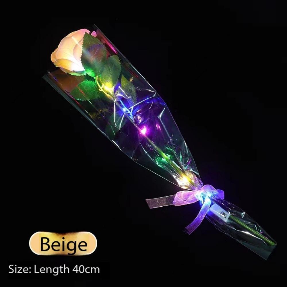 

Светящийся букет роз Светодиодные светящиеся искусственные шелковые цветы Подарок на День святого Валентина День матери для дома Свадебные центральные элементы Декор для вечеринки