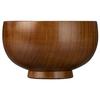 Yamanaka Lacquerware Shirasagi Woodwork Soup Bowl, Shirasagi Bowl, Small, Approx. 10cm, Cherry Blossom, Lacquered Brown, Made In Japan