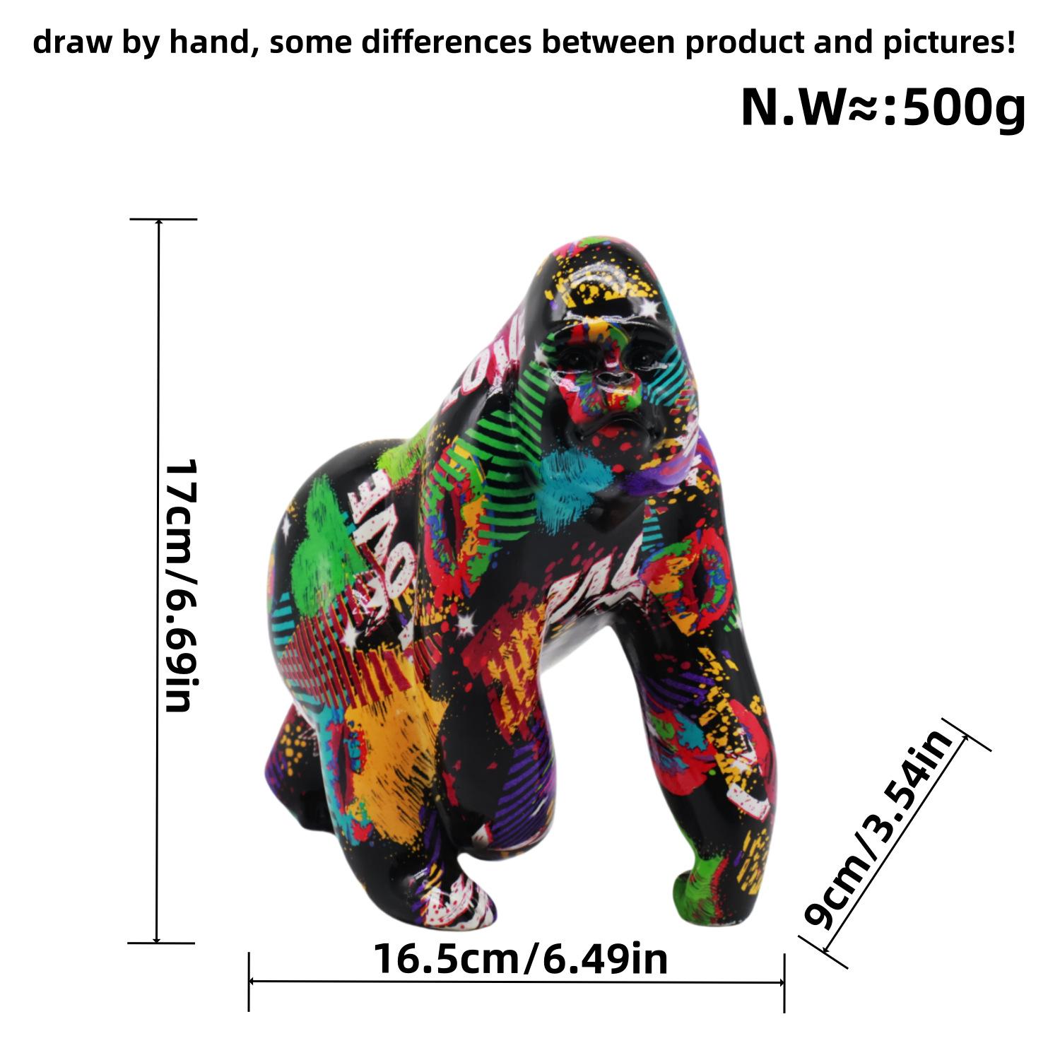 Мультяшные Красочные Украшения Орангутангов Офисное Украшение Домашнее Украшение Гостиной Полимерные Поделки