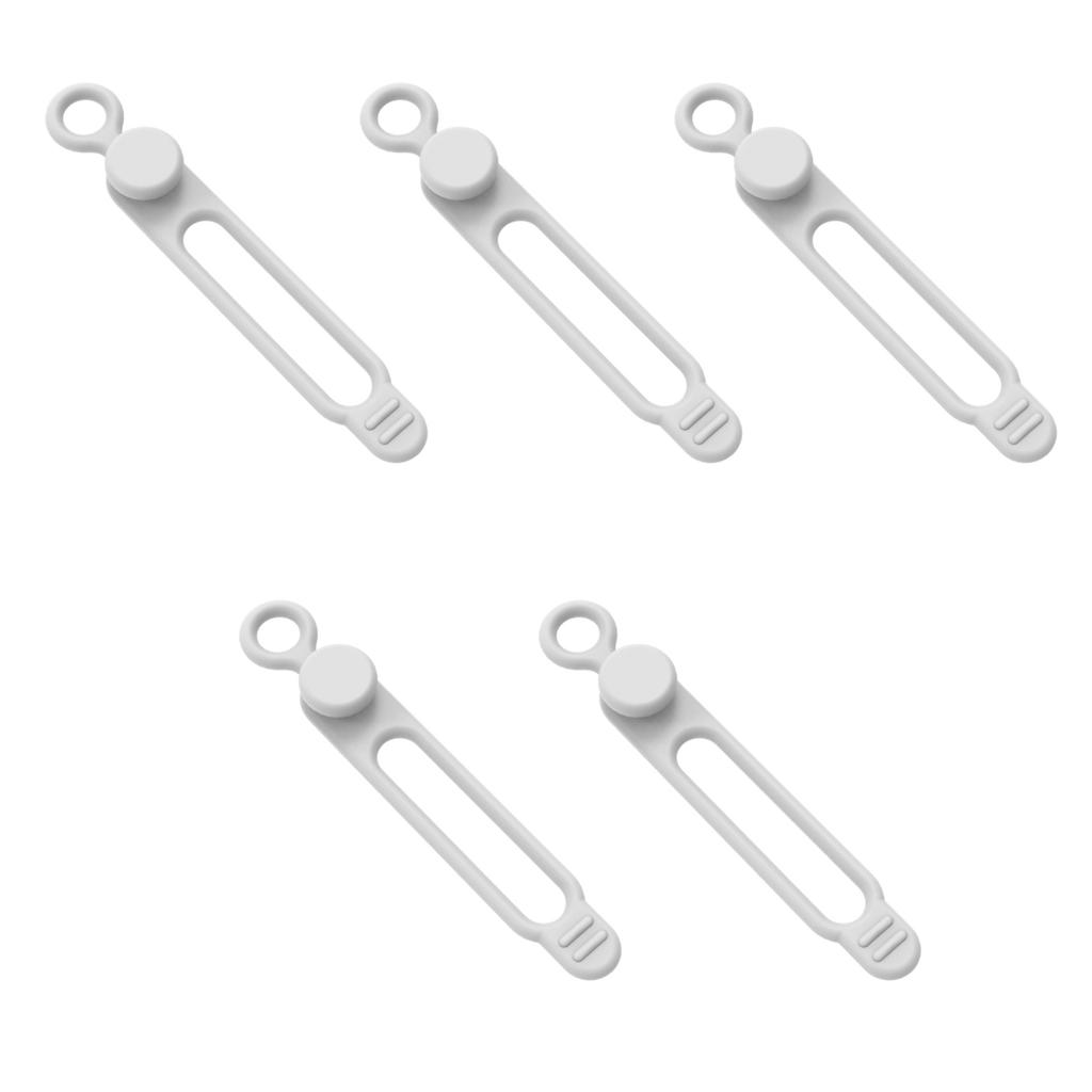Silicone Cable Tie,Reusable Cable Straps,Cord Tie,Cable Cord Wire Organizers for Kitchen Office School Travel