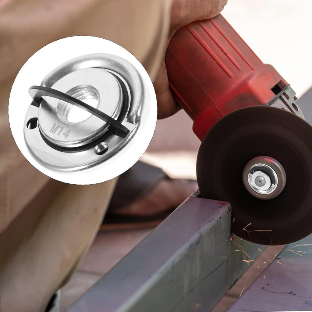 M14 Winkelschleifer Schleifteller Selbstsichernder Schleifteller Gewinde Winkelschleifer Winkelschleifscheibe Schnellverschluss Kraftspannfutter Werkzeug