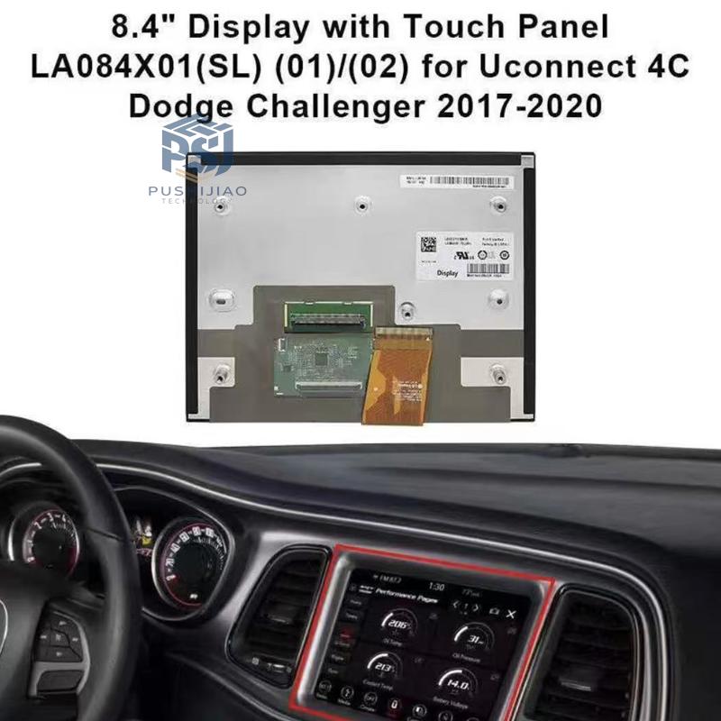 LA084X01-SL01 LA084X01-SL02 LA084X01-SL03 Original New 8.4 Inch LCD Display Screen for Chrysler Jeep Compass 2018 VP4R 2017-2021 LA084X01-SL01