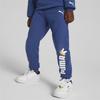 PUMA Lively Cute Lettered Cuffed Casual Pants Kids bottoms Dark-Navy 670132-16