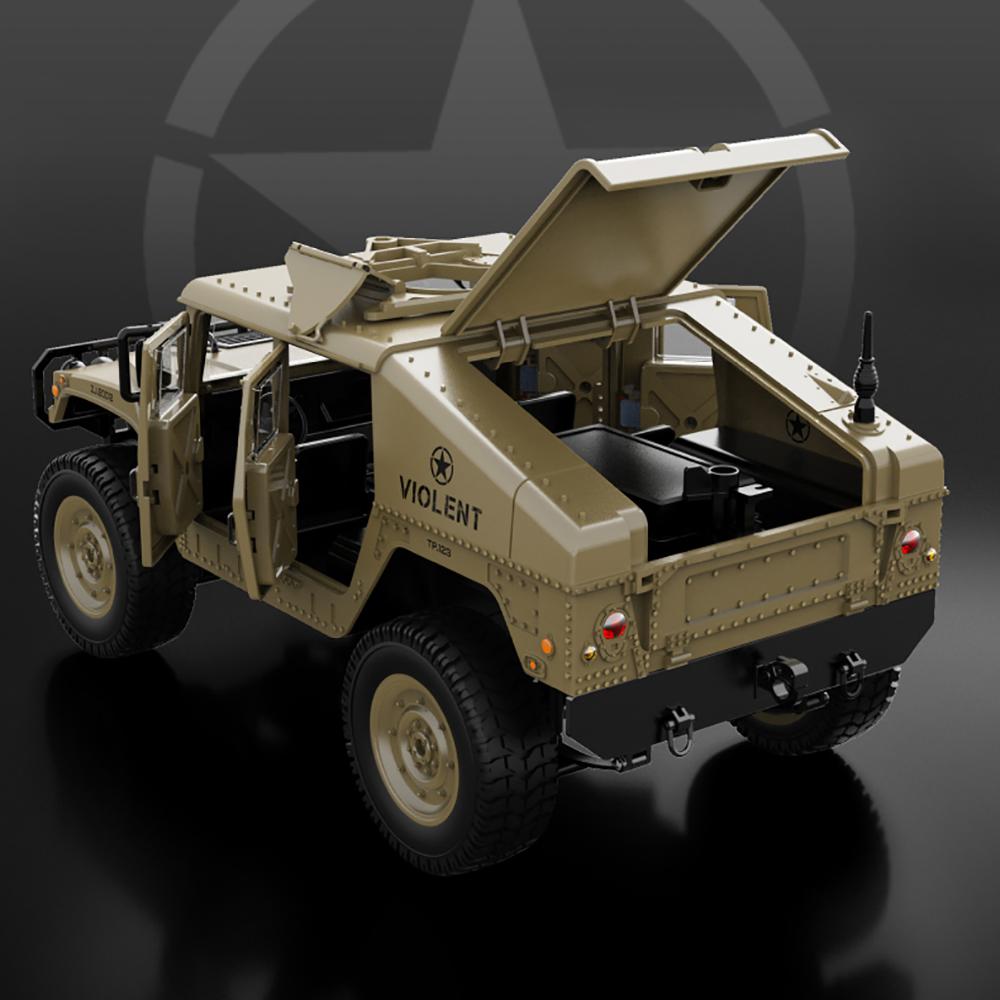 C8835 1:14 RC Car 2.4G Remote Control Car 4WD Off-road Climbing Simulation All-terrain RC Crawler Military Jeep JJRC RC Toys