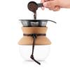BODUM POUR OVER Drip Coffee Maker with Stainless Steel Mesh Filter, 500ml, and Cork Cover (Authentic) 11592-109