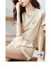 Summer Fairy Casual Shorts & Tee Set for Women - Fresh & Age-Reducing Two-Piece