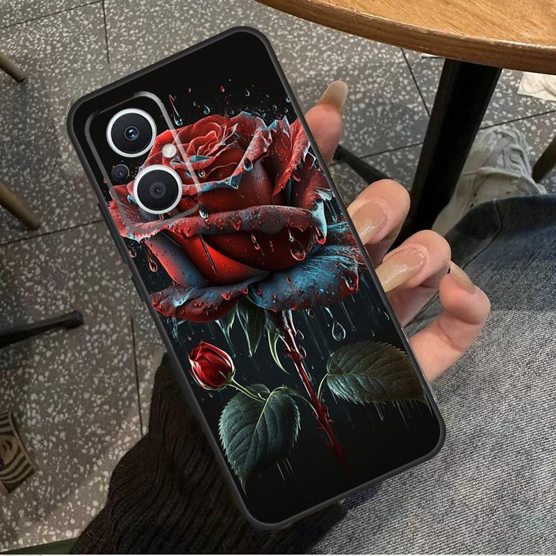 Rose Flower Floral For OPPO Reno 10 11 12 13 14 Pro 7 8 Lite 8T 11F 12F 13F 14F OPPO Find X8 X9 X5 X6 Pro Case