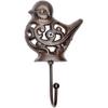 Vintage Cast Iron Bird Wall Hanger Hooks Rack, Decorative Indoor Outdoor Home Garden Country Farmhouse Garage Rustic Wall Mounted Hooks for Hanging
