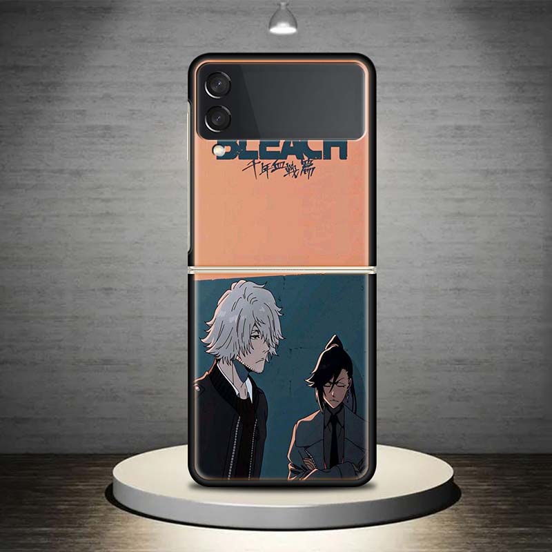 Bleach Kisuke Urahara For Samsung Galaxy Z Flip 7 6 5 4 3 5G Phone Case Black Cover ZFlip 7 6 5 4 3 Shockproof Bumper Coque Gala