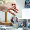 Contenant de rangement transparent pour badges pour emballage douloureux Sac de rangement et d'exposition pour badges Anime Rangement portable pour accessoires de bijoux