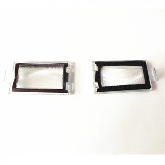 Left & Right Rear License Plate Light Lens For Jeep Grand Cherokee 2005-2010