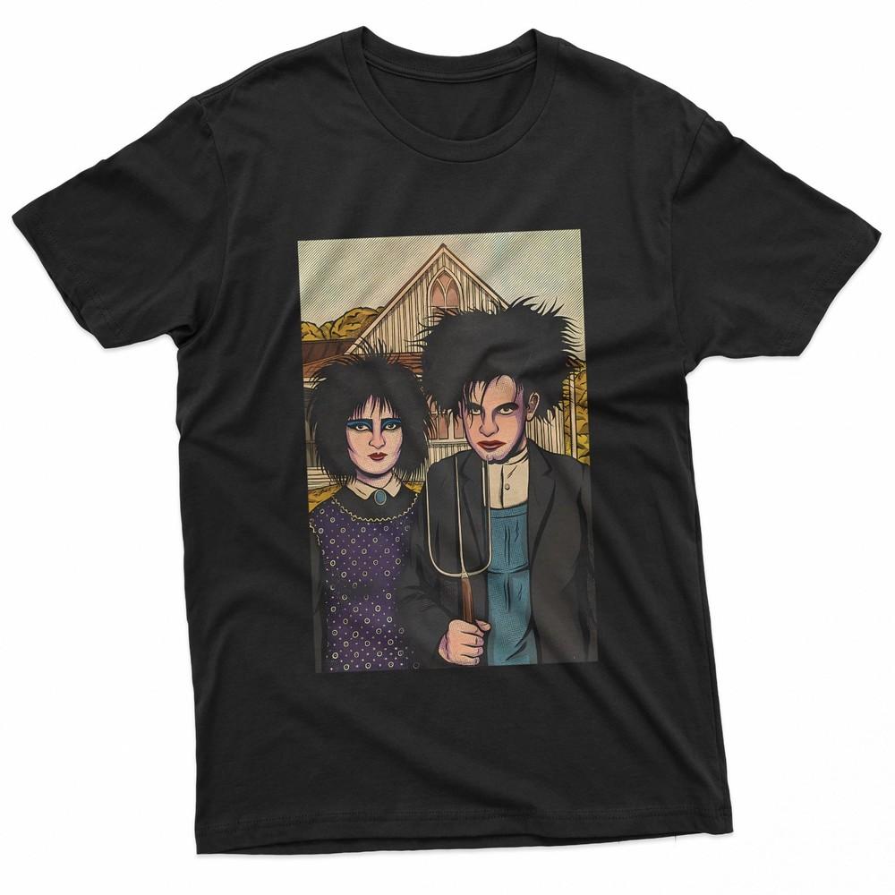 Gothic Couple American Parody Dark Humor TShirt Unisex T-Shirt XXXL