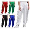 Chlapecké saténové kostýmy na halloweenskou cosplay tématickou párty Dhoti kalhoty Elastický pas Volné pytlovité kalhoty