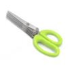 Multipurpose Stainless Steel 5-Layer Kitchen Scissors - Ideal for Herbs, Spices, Seaweed, and Office Use