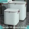 Clothes & Quilts Storage Bags, Durable Cotton Wardrobe Organizers for Packing & Moving
