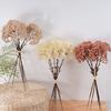 6 Bundles Artificial Aglaia Odorata Branch Realistic Fake Fruits Berries Stem for Home Office Indoor Flower Arrangement Wedding Party Centerpiece