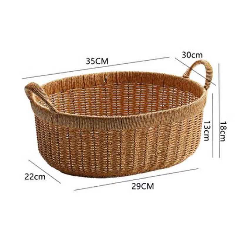 Imitation Rattan Snack and Popcorn Basket